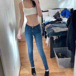 Levi's Blue Skinny Jeans for Women